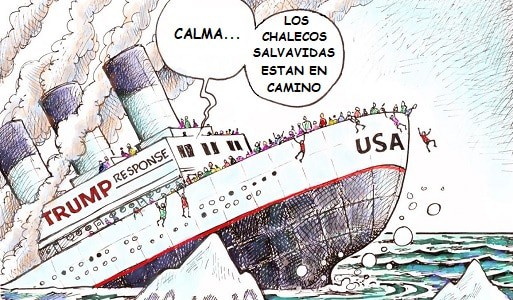 titanic, estado de alarma USA
