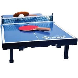 Mini mesa ping pong para hacer deporte en casa