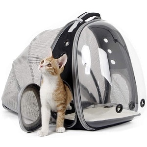 mochila expandible para cuidar a tus mascotas